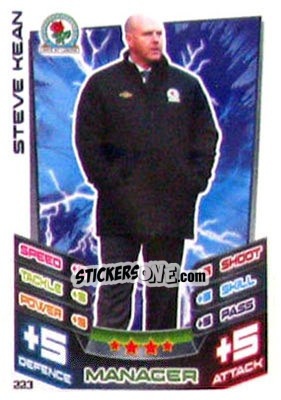 Sticker Steve Kean - NPower Championship 2012-2013. Match Attax n. 223 - Topps