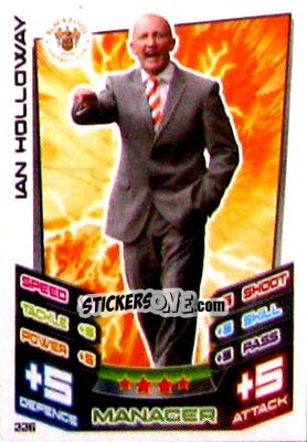 Sticker Ian Holloway - NPower Championship 2012-2013. Match Attax n. 226 - Topps
