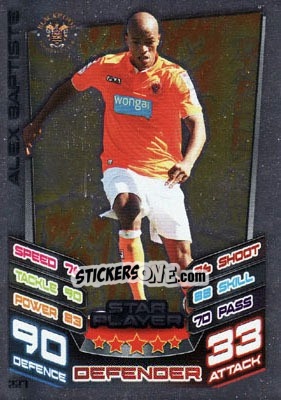 Sticker Alex Baptiste - NPower Championship 2012-2013. Match Attax n. 227 - Topps