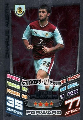 Sticker Charlie Austin - NPower Championship 2012-2013. Match Attax n. 240 - Topps