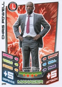 Sticker Chris Powell - NPower Championship 2012-2013. Match Attax n. 244 - Topps