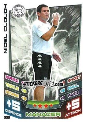 Figurina Nigel Clough - NPower Championship 2012-2013. Match Attax - Topps