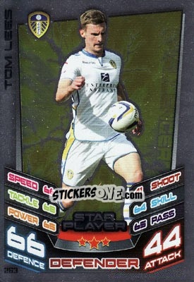 Cromo Tom Lees - NPower Championship 2012-2013. Match Attax n. 263 - Topps