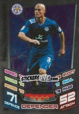 Sticker Paul Konchesky - NPower Championship 2012-2013. Match Attax n. 266 - Topps