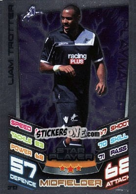 Sticker Liam Trotter - NPower Championship 2012-2013. Match Attax n. 272 - Topps