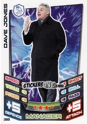 Sticker Dave Jones - NPower Championship 2012-2013. Match Attax - Topps