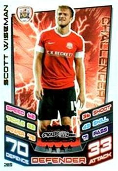 Sticker Scott Wiseman - NPower Championship 2012-2013. Match Attax n. 289 - Topps