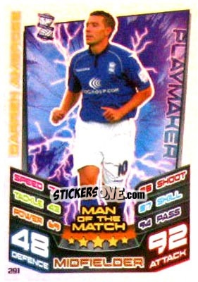 Sticker Darren Ambrose - NPower Championship 2012-2013. Match Attax n. 291 - Topps