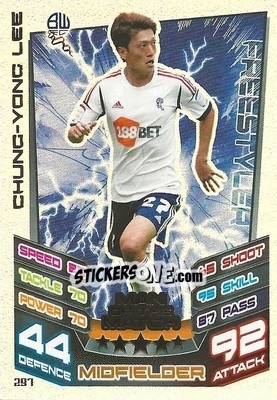 Sticker Chung-Yong Lee - NPower Championship 2012-2013. Match Attax n. 297 - Topps