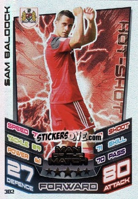 Figurina Sam Baldock - NPower Championship 2012-2013. Match Attax - Topps