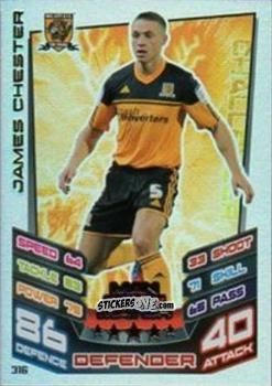 Cromo James Chester - NPower Championship 2012-2013. Match Attax n. 316 - Topps