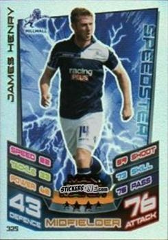 Sticker James Henry - NPower Championship 2012-2013. Match Attax n. 325 - Topps