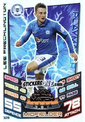 Sticker Lee Frecklington - NPower Championship 2012-2013. Match Attax n. 329 - Topps