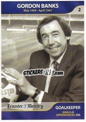 Figurina Gordon Banks - Leicester Mercury Greatest Players 2003
 - NO EDITOR