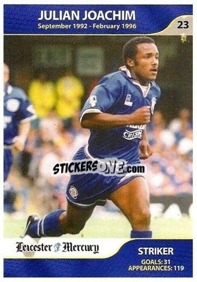 Cromo Julian Joachim - Leicester Mercury Greatest Players 2003
 - NO EDITOR