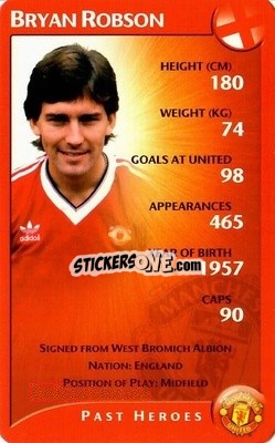 Sticker Bryan Robson