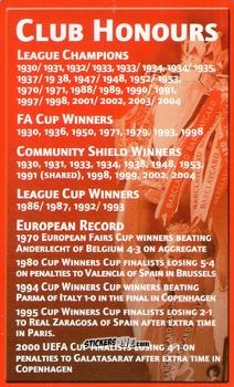 Figurina Club Honours - Arsenal Untouchables 2004-2005
 n. 2 - Top Trumps