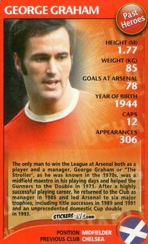 Sticker George Graham - Arsenal Untouchables 2004-2005
 n. 31 - Top Trumps