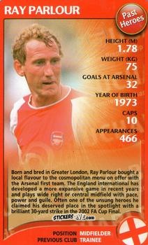 Sticker Ray Parlour - Arsenal Untouchables 2004-2005
 n. 26 - Top Trumps