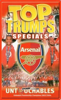 Figurina Title card - Arsenal Untouchables 2004-2005
 n. 1 - Top Trumps