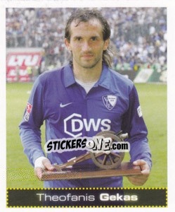 Cromo Theofanis Gekas - German Football Bundesliga 2007-2008 - Panini