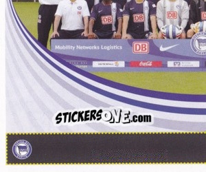 Sticker Team Hertha BSC - German Football Bundesliga 2007-2008 n. 12 - Panini