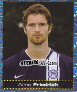 Sticker Arne Friedrich - German Football Bundesliga 2007-2008 - Panini