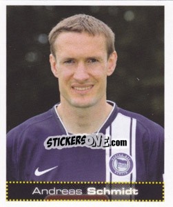 Sticker Andreas Schmidt - German Football Bundesliga 2007-2008 - Panini