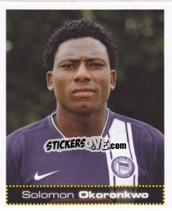 Cromo Solomon Okoronkwo - German Football Bundesliga 2007-2008 - Panini