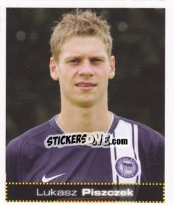 Sticker Lukasz Piszczek - German Football Bundesliga 2007-2008 - Panini