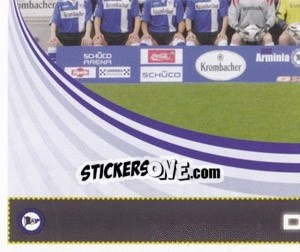Sticker Team DSC Arminia Bielefeld - German Football Bundesliga 2007-2008 n. 39 - Panini