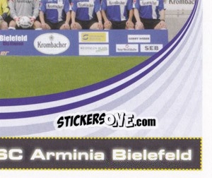 Sticker Team DSC Arminia Bielefeld - German Football Bundesliga 2007-2008 - Panini