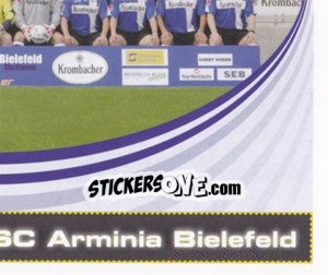 Sticker Team DSC Arminia Bielefeld - German Football Bundesliga 2007-2008 n. 40 - Panini