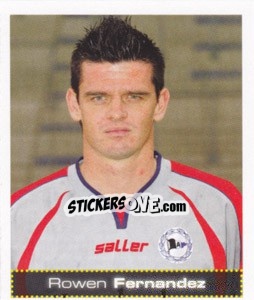 Sticker Rowen Fernandez - German Football Bundesliga 2007-2008 - Panini