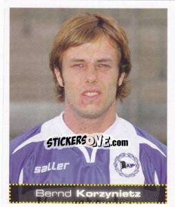 Sticker Bernd Korzynietz - German Football Bundesliga 2007-2008 n. 47 - Panini