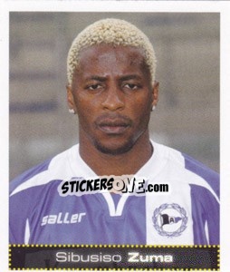 Sticker Sibusiso Zuma - German Football Bundesliga 2007-2008 n. 60 - Panini