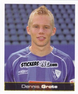 Sticker Dennis Grote - German Football Bundesliga 2007-2008 - Panini