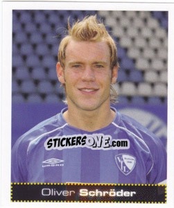 Cromo Oliver Schröder - German Football Bundesliga 2007-2008 - Panini