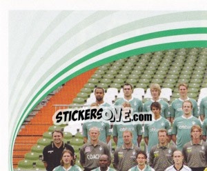 Sticker Team Werder Bremen - German Football Bundesliga 2007-2008 - Panini
