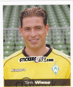 Sticker Tim Wiese - German Football Bundesliga 2007-2008 - Panini