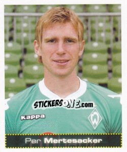 Sticker Per Mertesacker - German Football Bundesliga 2007-2008 - Panini
