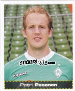 Cromo Petri Pasanen - German Football Bundesliga 2007-2008 - Panini