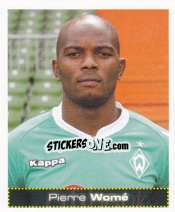 Sticker Pierre Womé - German Football Bundesliga 2007-2008 - Panini