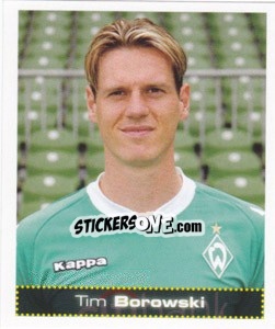 Cromo Tim Borowski - German Football Bundesliga 2007-2008 - Panini