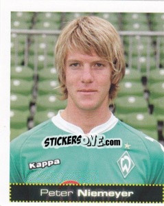 Sticker Peter Niemeyer - German Football Bundesliga 2007-2008 - Panini