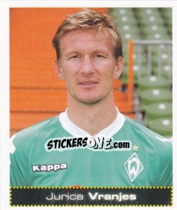 Cromo Jurica Vranjes - German Football Bundesliga 2007-2008 - Panini