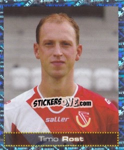 Sticker Timo Rost - German Football Bundesliga 2007-2008 - Panini