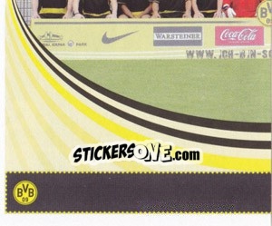 Sticker Team Borussia Dortmund - German Football Bundesliga 2007-2008 - Panini