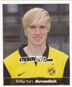 Sticker Martin Amedick - German Football Bundesliga 2007-2008 - Panini