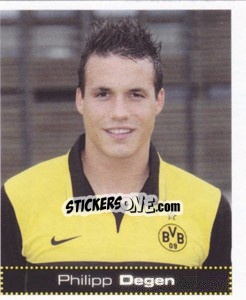 Sticker Philipp Degen - German Football Bundesliga 2007-2008 n. 154 - Panini